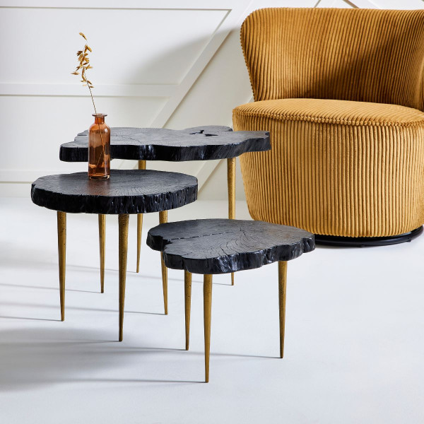 Set of 3 Fleur coffee table